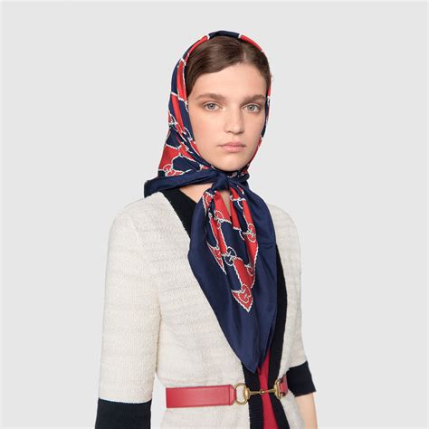 gucci head scarf saks|Gucci Women's Scarves .